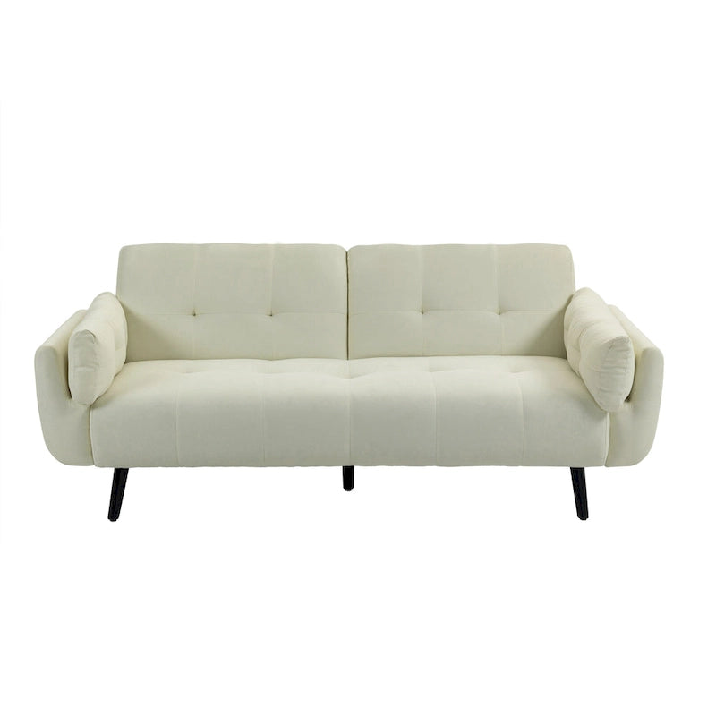 Canapé futon convertible, multicolore, clic-clac, ensemble 2 places