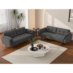 Canapé futon convertible, multicolore, clic-clac, ensemble 2 places