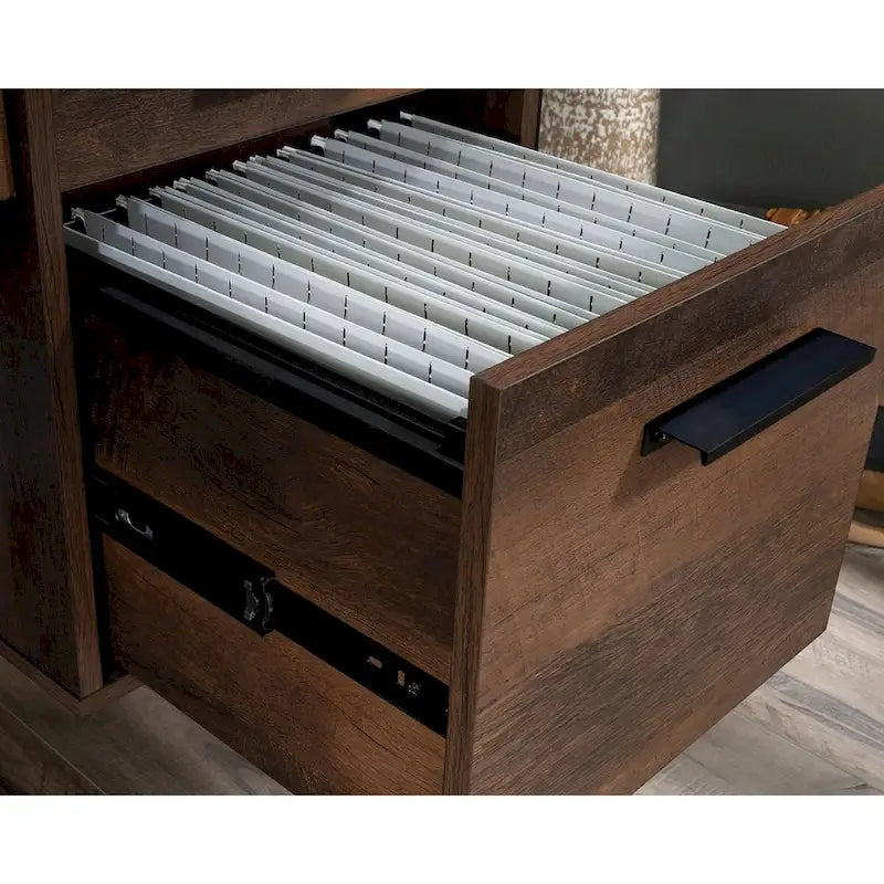 Bureau informatique bleu indigo avec rangement, 1 personne