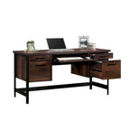 Bureau informatique bleu indigo avec rangement, 1 personne