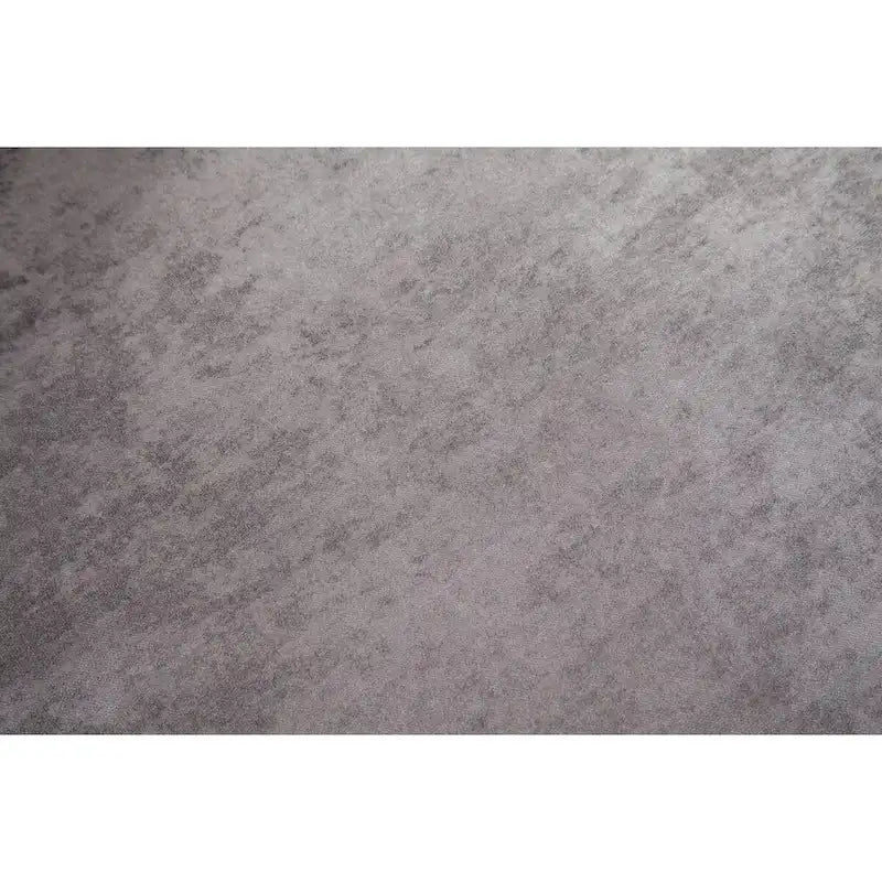 Fauteuil tonneau gris bicolore, pivotant et à roulettes, 2 places